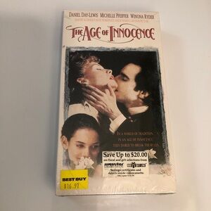 The Age of Innocence Classic VHS Movie New Vintage